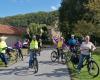 Paseo en bicicleta por la vía verde del Lot para la asociación Francia – Gran Bretaña