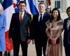 El presidente invitado de honor, Emmanuel Macron, durante la cumbre de la Francofonía.