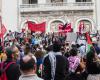 Túnez: Marcha en apoyo de Palestina y el Líbano (Fotos)