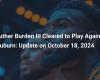 Luther Burden III autorizado para jugar contra Auburn: actualización el 18 de octubre de 2024