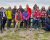 Lanuéjouls. Excursionistas de Arcachon en Aveyron