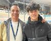 El ex piloto amateur Sylvain Chavanel, el primer seguidor de su hijo en el Campeonato de Francia de pista en Loudéac