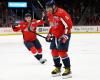 NHL: cinco goles de los Caps en el primer tiempo, incluido el sexto de la temporada de Alex Ovechkin