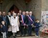 Un ministro presente en la reapertura de la iglesia en esta pequeña ciudad de Ille-et-Vilaine