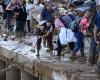 Una multitud de voluntarios están ocupados limpiando las ciudades afectadas por el desastre cerca de Valencia.