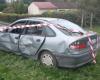 Espectacular en Orne, un automovilista cruza un seto para esquivar un vehículo