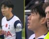 Heung-min Son parece hacer un comentario con clasificación X mientras cuestiona ser sustituido