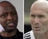 20 años después, Patrick Vieira habla de la actitud de Zinédine Zidane en el grupo: “Para ser honesto…