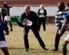 En Ciudad del Cabo, el príncipe Guillermo interrumpió durante un partido de rugby