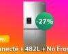 El Black Friday baja el precio de este frigorífico conectado: silencioso y con doble puerta, este frigorífico americano cuesta un -27% en este conocido comerciante francés