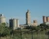 Incendio en un silo de carbón de 31 metros de altura en el sitio de Calcia, clasificado Seveso, en Beaucaire