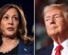 Primera votación emitida en Dixville Notch de New Hampshire, 3 votos cada uno para Kamala Harris y Trump