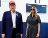 La cara de póker de Melania Trump, con vestido de Dior y gafas de sol en el colegio electoral