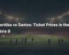 Coritiba vs Santos: Precios de las entradas de la Serie B