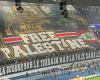 el tifo de “Palestina libre” de los partidarios parisinos