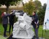 En Ouistreham, por fin una estatua del héroe legendario Michel Cabieu