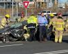 EN FOTOS | Espectacular accidente de tráfico en la A-440 en Laval