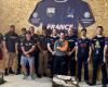 Para el Campeonato del Mundo de Timbersports, los equipos francés y australiano entrenaron en Ariège