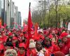 Multitud manifestación en Bruselas este jueves: “La austeridad daña gravemente la salud”, corean miles de personas