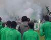 Imágenes de los seguidores de los Verdes hirviendo en el entrenamiento antes del derbi