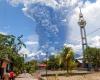 El volcán vuelve a entrar en erupción, lo que genera temores de flujos de escombros