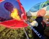 Medio centenar de globos aerostáticos completamente inflados en el cielo de Velay (vídeo)