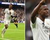 Los aficionados del Bernabéu crean un nuevo y brillante cántico sobre Vinicius Junior después de su hat-trick contra Osasuna – Real Madrid