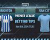 Predicciones y consejos de apuestas de Brighton vs Man City: goles en la costa sur