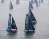 Vendée Globe. Desde el principio, un barco vira hacia el puerto de Les Sables.