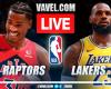 Actualizaciones de puntajes en VIVO de Toronto Raptors vs Los Angeles Lakers (55-53) | 10 de noviembre de 2024