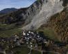 Amenaza de evacuación: pueblo de montaña suizo amenazado por masas de escombros