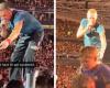 El cantante Chris Martin interrumpe el espectáculo y salva a un niño asfixiado por la multitud (vídeo)