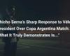 La dura respuesta de Chicho Serna al presidente de Vélez en el partido de la Copa Argentina: “Esto lo que realmente demuestra es…”