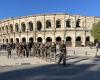 NÎMES La 6.ª brigada blindada ligera nace frente a las arenas