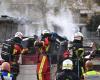 Se ha extinguido el incendio en la barcaza amarrada en la dársena de Saint-Félix en Nantes