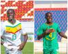 Los ganadores de la UFOA/A U17, Mouhamed Dabo y El Hadji Malick Cissé en un entrenamiento en el FC Barcelona