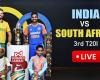 IND vs SA 3er T20I EN VIVO Puntuación: Juego detenido mientras los insectos pululan por el terreno Centurion – EN VIVO IND vs SA 3ro T20I: Juego detenido mientras los insectos pululan por el terreno Centurion