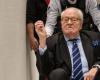 El sufrimiento de Jean-Marie Le Pen: el ex presidente del Frente Nacional fue hospitalizado el pasado fin de semana y se sometió a una serie de exámenes