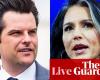 Trump anuncia a Matt Gaetz como fiscal general y a Tulsi Gabbard para el puesto superior de inteligencia – Política estadounidense en vivo | Elecciones estadounidenses 2024