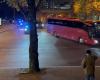 La impresionante escolta policial a la llegada del autobús israelí al Estadio de Francia