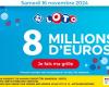 Lotto sábado 16 de noviembre de 2024: ¡8 millones de euros en juego! – FDJ