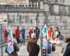 Saboya. Manifestación de sindicatos docentes y personal de colegios públicos