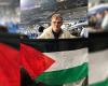 Un estudiante de Burdeos blande una bandera palestina y es excluido del estadio.