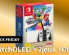 ¡El Nintendo Switch OLED está a precios de Black Friday con 2 juegos y una suscripción de 12 meses a Nintendo Switch Online!