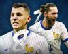 Italia – Francia – Las notas del blues: Lucas Digne – Adrien Rabiot, te amo a la italiana