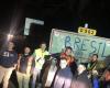 En Mayenne, la JA cubrió los paneles con los colores del Mercosur.