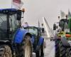 Directo: los agricultores del Loiret instalan una presa filtrante en el puente Europa de Orleans