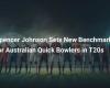 Spencer Johnson establece un nuevo punto de referencia para los jugadores de bolos rápidos australianos en T20