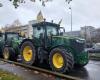 Los agricultores reunidos frente a la prefectura de Essonne se fueron.