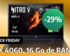 ¿Una PC portátil para juegos a precio reducido durante el Black Friday? Esta máquina Acer Nitro con RTX 4060 tiene un -29% de descuento y es ideal para presupuestos reducidos